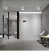 Square Surface Mounted LED COB Downlight White 7W 21W 24W 36W Dimmable 110V 220V Rotatable Ceiling Spotlight For Indoor Lighting