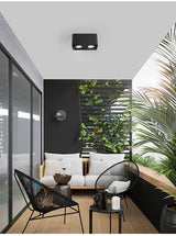 Square Surface Mounted LED COB Downlight White 7W 21W 24W 36W Dimmable 110V 220V Rotatable Ceiling Spotlight For Indoor Lighting