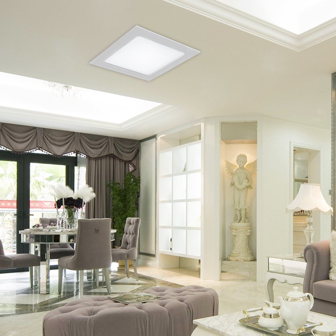 LED Panel Light Led Lights LED Downlight Panel Light Round/Square 3W 6W 9W 12W 15W 18W 24W Recessed