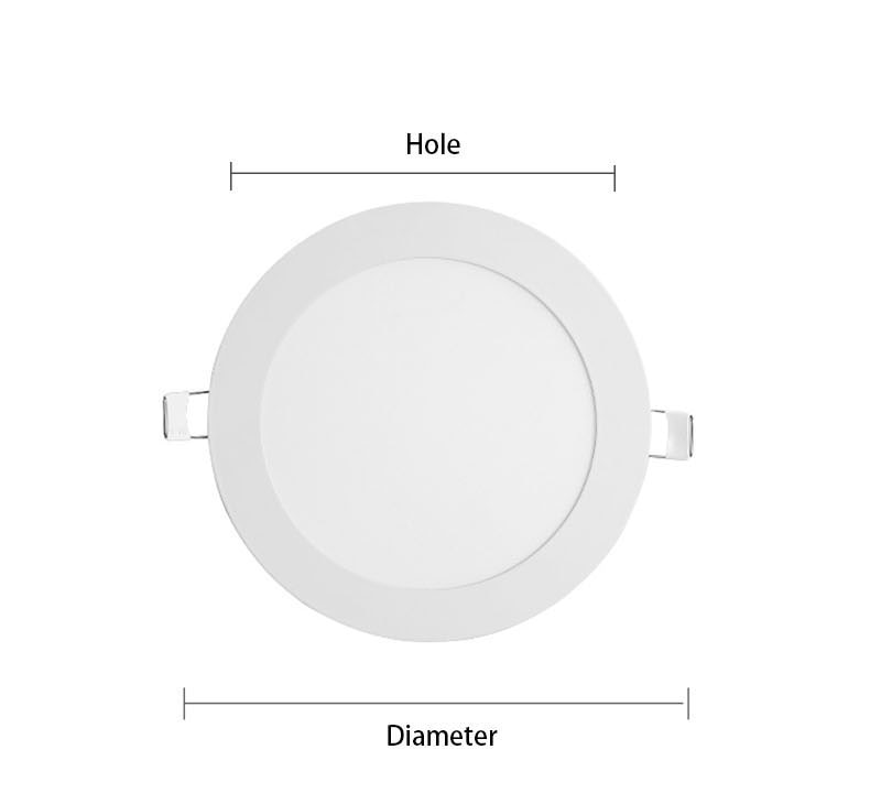 QIUBOSS Recessed LED Downlights 220V for Living Room Ultra-thin LED Wall Lights 7W 15W Ceiling Lamp for the Kitchen Bedroom Hall