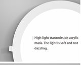 QIUBOSS Recessed LED Downlights 220V for Living Room Ultra-thin LED Wall Lights 7W 15W Ceiling Lamp for the Kitchen Bedroom Hall