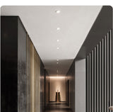 QIUBOSS Recessed LED Downlights 220V for Living Room Ultra-thin LED Wall Lights 7W 15W Ceiling Lamp for the Kitchen Bedroom Hall