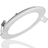 Hot Ultra Thin Design LED Surface Ceiling Recessed Grid Downlight / Round Panel Light Aluminum Shell 3W 4W 6W 12W 15W Warm White