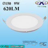 Hot Ultra Thin Design LED Surface Ceiling Recessed Grid Downlight / Round Panel Light Aluminum Shell 3W 4W 6W 12W 15W Warm White