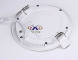 Hot Ultra Thin Design LED Surface Ceiling Recessed Grid Downlight / Round Panel Light Aluminum Shell 3W 4W 6W 12W 15W Warm White