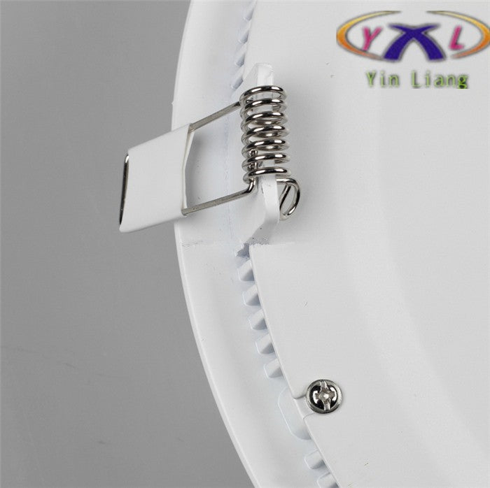 Hot Ultra Thin Design LED Surface Ceiling Recessed Grid Downlight / Round Panel Light Aluminum Shell 3W 4W 6W 12W 15W Warm White
