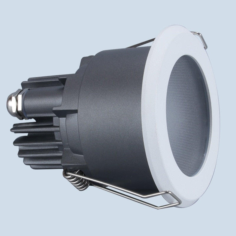 Waterproof LED spotlight 8W 12W embedded bathroom anti-fog downlight IP65 kitchen shower room hotel shower room spotlight