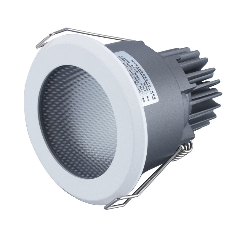 Waterproof LED spotlight 8W 12W embedded bathroom anti-fog downlight IP65 kitchen shower room hotel shower room spotlight