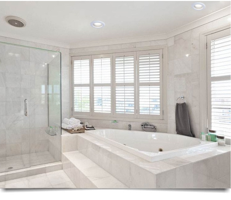 Waterproof LED spotlight 8W 12W embedded bathroom anti-fog downlight IP65 kitchen shower room hotel shower room spotlight