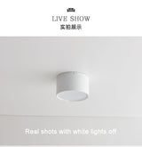 Nordic Surface Mounted Downlight Led Ceiling Light Home Living Room Round Simple Modern Xuanguang Aisle Lighting Corridor Light