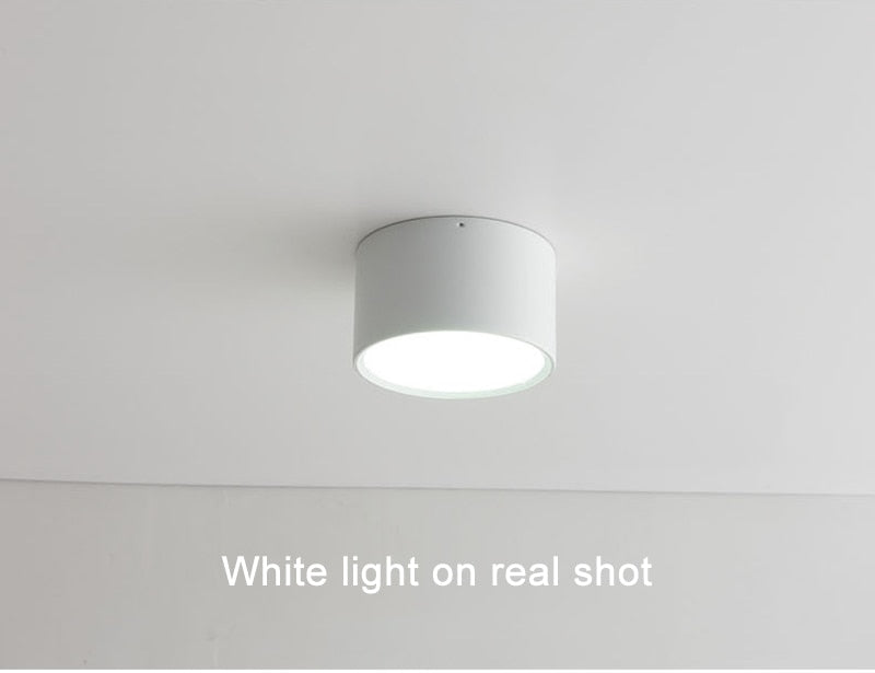 Nordic Surface Mounted Downlight Led Ceiling Light Home Living Room Round Simple Modern Xuanguang Aisle Lighting Corridor Light