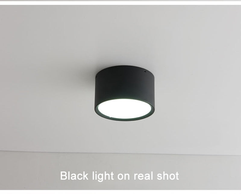 Nordic Surface Mounted Downlight Led Ceiling Light Home Living Room Round Simple Modern Xuanguang Aisle Lighting Corridor Light