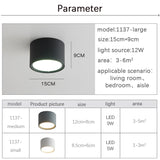 Nordic Surface Mounted Downlight Led Ceiling Light Home Living Room Round Simple Modern Xuanguang Aisle Lighting Corridor Light