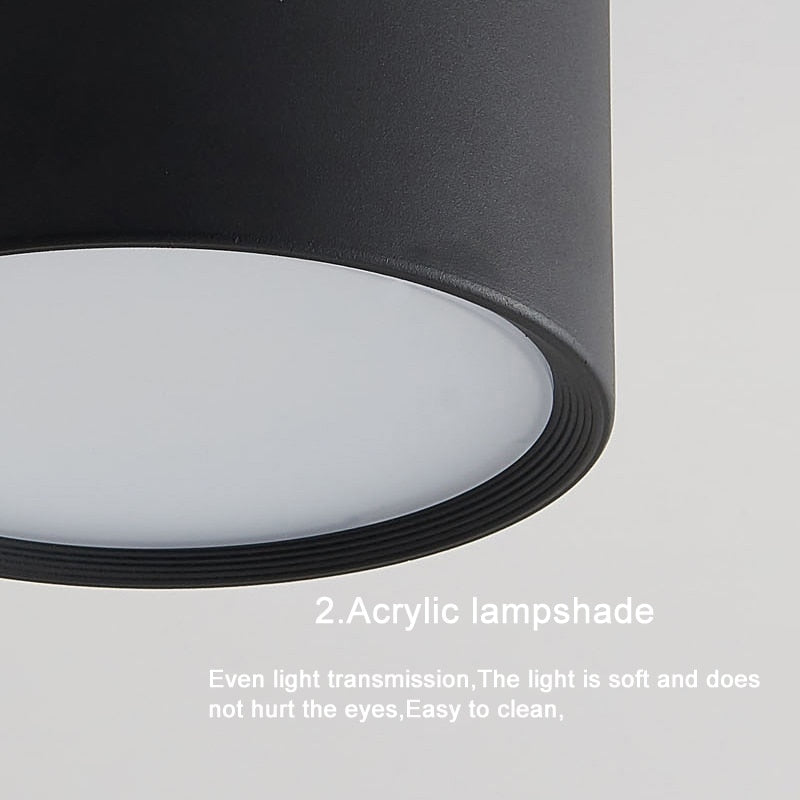 Nordic Surface Mounted Downlight Led Ceiling Light Home Living Room Round Simple Modern Xuanguang Aisle Lighting Corridor Light