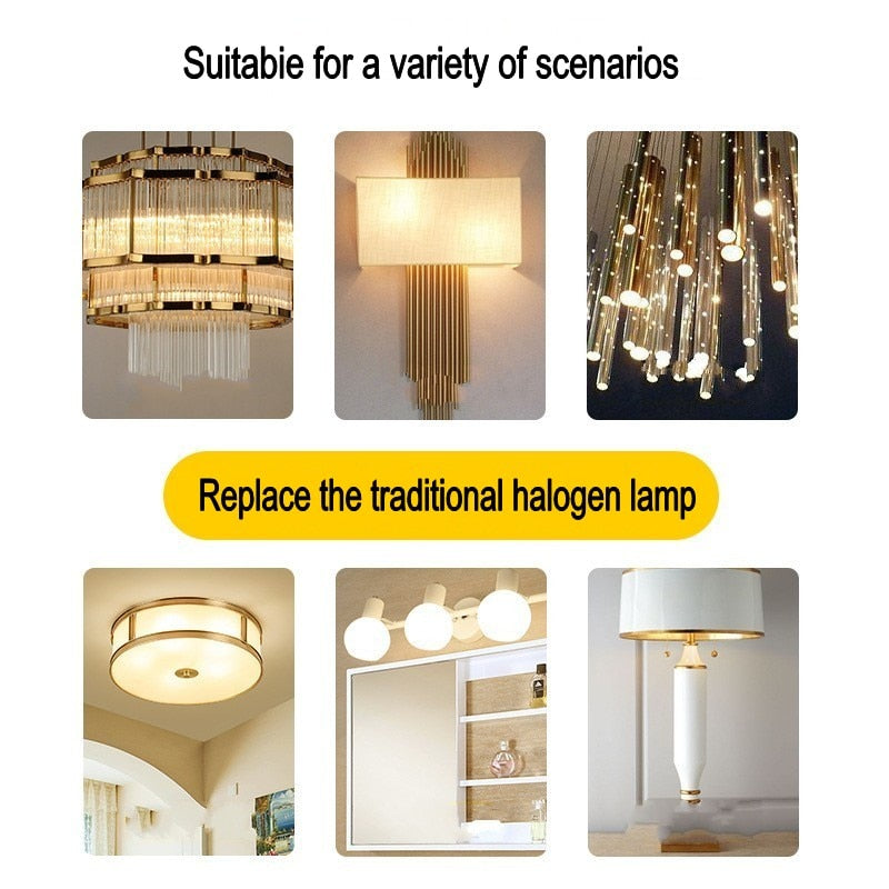 NEW Mini E14 LED Lamp 3W 5W 9W 12W AC 220V LED Corn Bulb SMD2835 360 Beam Angle Replace Halogen Chandelier Lights