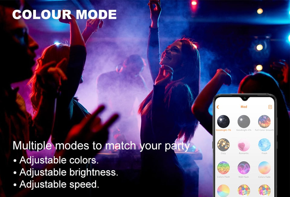 Bluetooth-Compatible Colorful Spot LED Ceiling Lamp Recessed Round Light Smart Home Luminaire RGB Dimmable Downlight 110V 220V