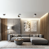 Dimmable Recessed Folding Rotation 360° LED Downlights 10W 15W 20W COB LED Ceiling Spot lights AC85~265V Background Painting Lamp