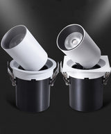 Dimmable Recessed Folding Rotation 360° LED Downlights 10W 15W 20W COB LED Ceiling Spot lights AC85~265V Background Painting Lamp