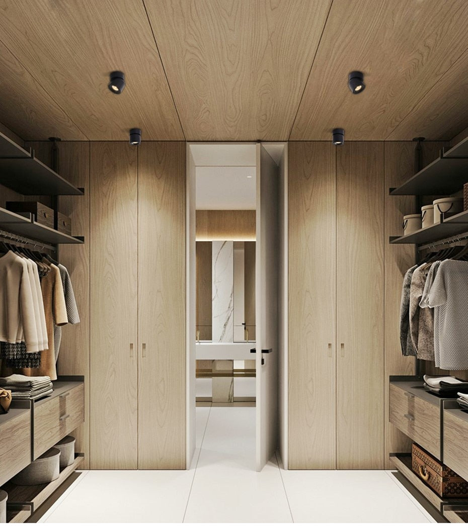 Dimmable LED Downlights Surface Mounted Led Lamp 220V 110V Spotlight Ceiling 12W 15W 18W Down Light For Kitchen Indoor Lightings