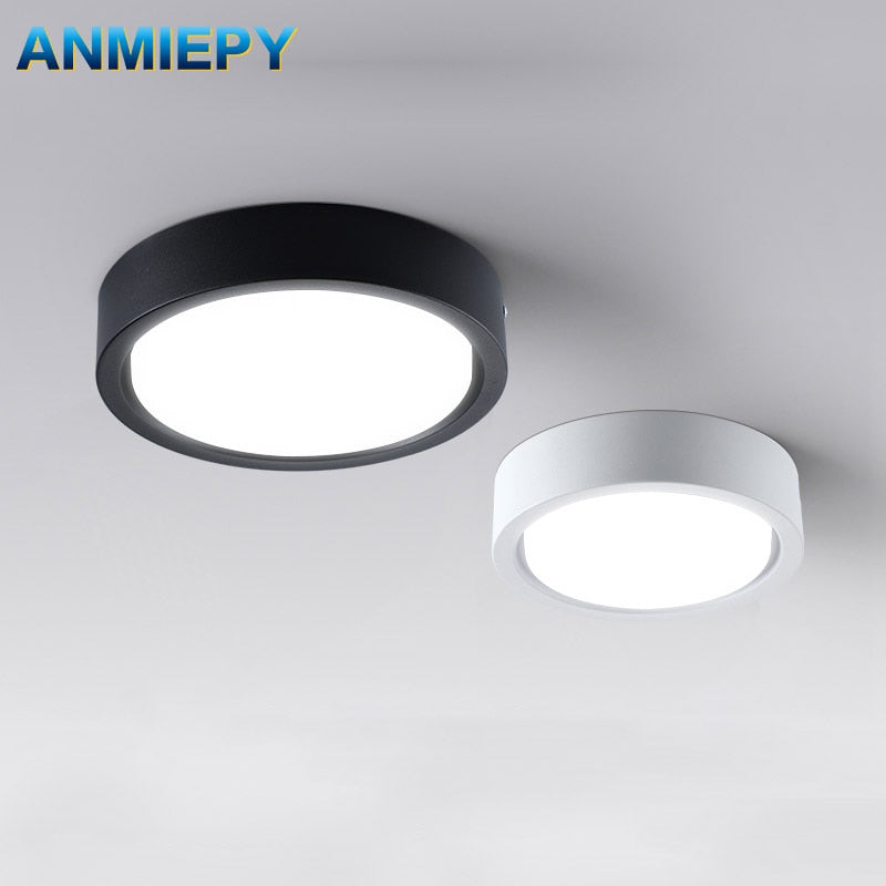 LED Downlight Surface Mounted 15W 18W 12W 7W 9W 5W Round Recessed Lamp 220V 230V for Bedroom Kitchen Indoor Spot Lighting