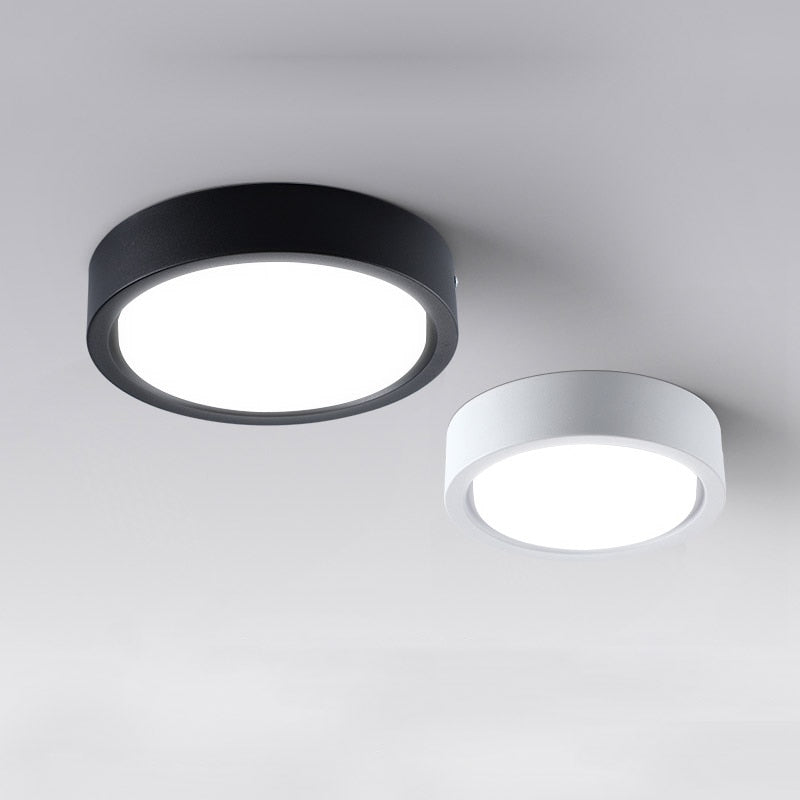 LED Downlight Surface Mounted 15W 18W 12W 7W 9W 5W Round Recessed Lamp 220V 230V for Bedroom Kitchen Indoor Spot Lighting