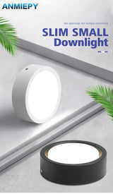 LED Downlight Surface Mounted 15W 18W 12W 7W 9W 5W Round Recessed Lamp 220V 230V for Bedroom Kitchen Indoor Spot Lighting