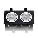 Square double led Ceiling dimmable Epistar 12W/20W/28W  LED ceiling lamp Recessed Spot light AC110V-220V home renovation