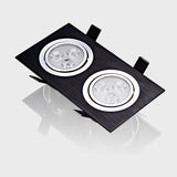 Square double led Ceiling dimmable Epistar 12W/20W/28W  LED ceiling lamp Recessed Spot light AC110V-220V home renovation