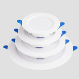 Round Recessed LED Downlight Ultra-thin White Black 5W 7W 9W 12W 15W 18W 21W 24W AC85-265V LED Ceiling Light Indoor Lightin