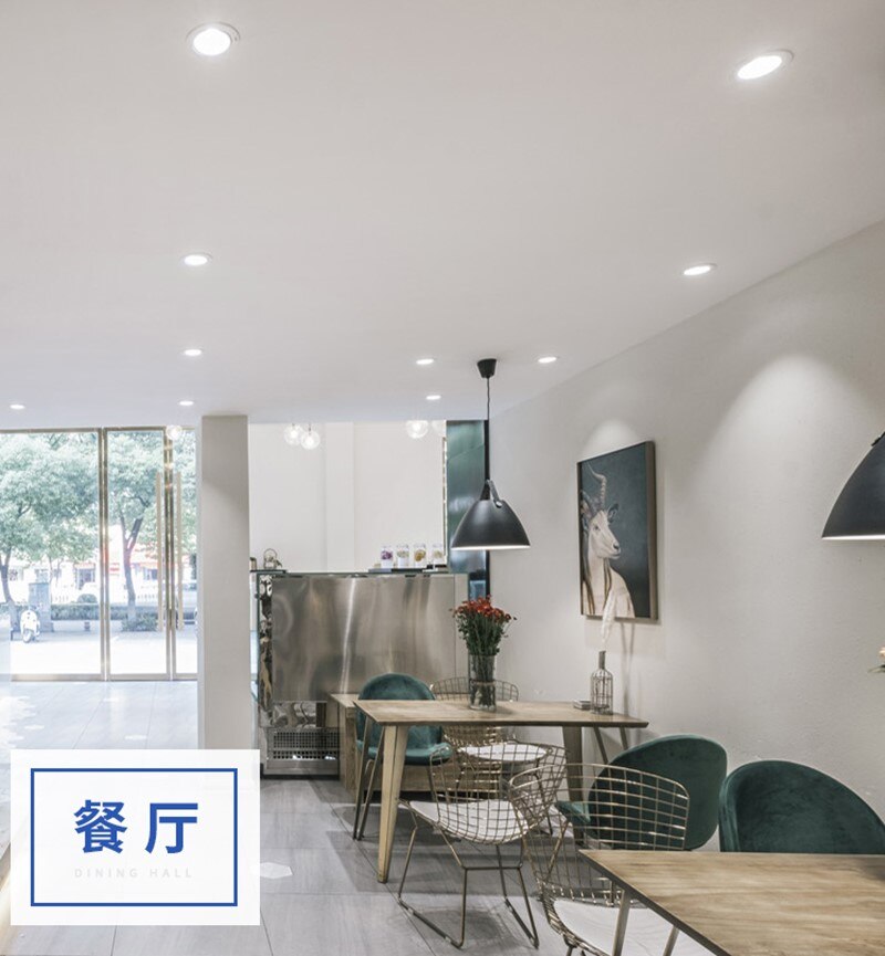 Round Recessed LED Downlight Ultra-thin White Black 5W 7W 9W 12W 15W 18W 21W 24W AC85-265V LED Ceiling Light Indoor Lightin