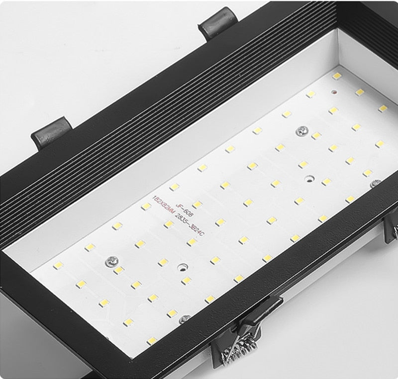 LED panel recessed downlight 12W 18W 24W 36W square LED downlight super bright energy saving AC110V 220V home indoor lighting