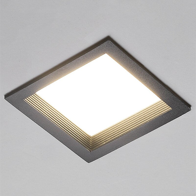 LED panel recessed downlight 12W 18W 24W 36W square LED downlight super bright energy saving AC110V 220V home indoor lighting