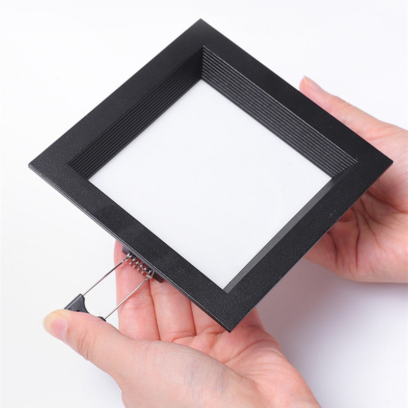 LED panel recessed downlight 12W 18W 24W 36W square LED downlight super bright energy saving AC110V 220V home indoor lighting