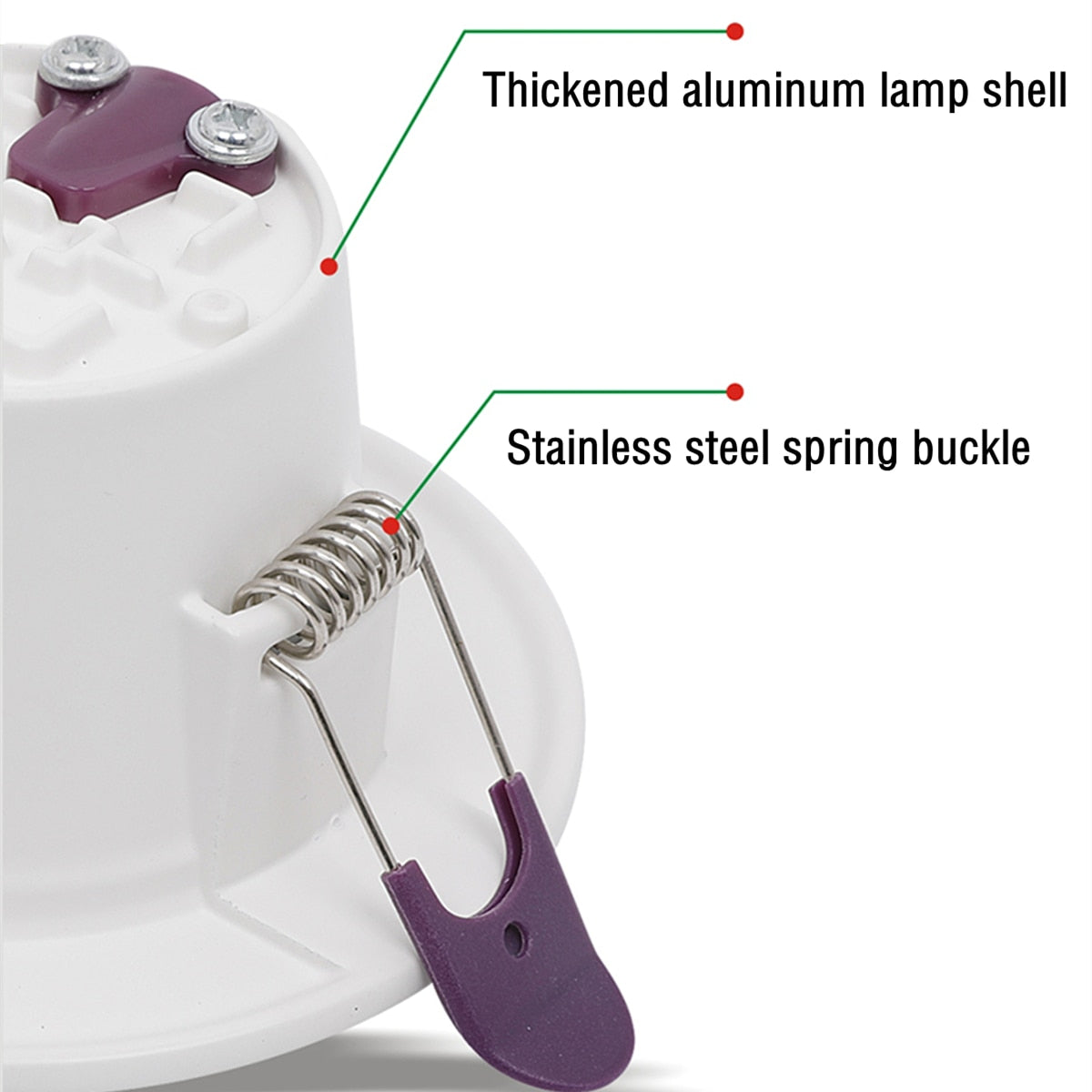 High CRI Deep Anti-glare Led Downlight Narrow Embedded Ultra-thin 9W 12W 18W 24W Led Ceiling Spotlight Aluminum Downlights