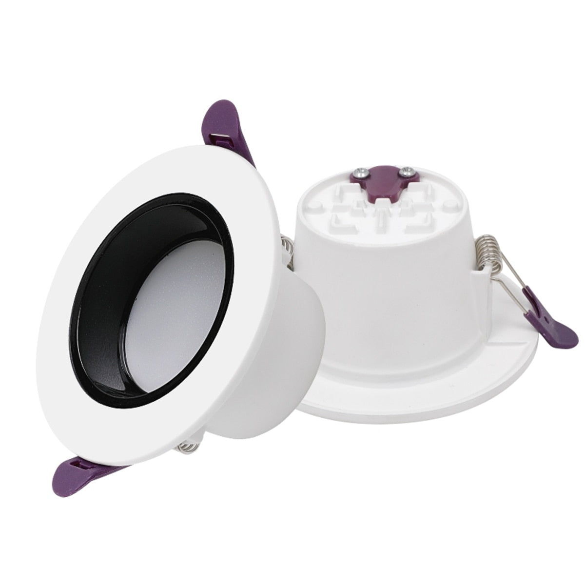 High CRI Deep Anti-glare Led Downlight Narrow Embedded Ultra-thin 9W 12W 18W 24W Led Ceiling Spotlight Aluminum Downlights