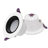 High CRI Deep Anti-glare Led Downlight Narrow Embedded Ultra-thin 9W 12W 18W 24W Led Ceiling Spotlight Aluminum Downlights