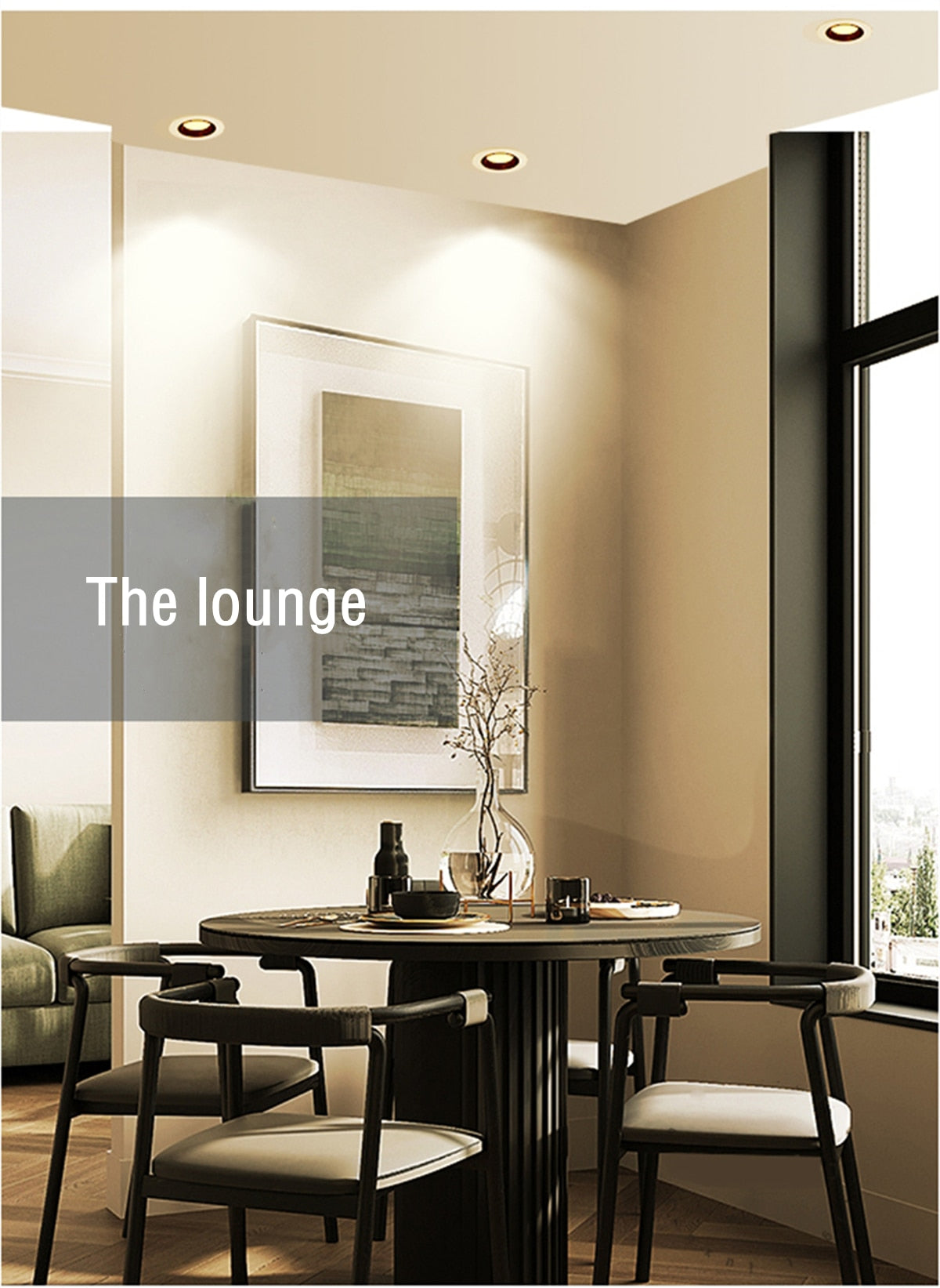 High CRI Deep Anti-glare Led Downlight Narrow Embedded Ultra-thin 9W 12W 18W 24W Led Ceiling Spotlight Aluminum Downlights