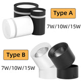 Led Downlight 220V Ceiling Spot Light Foldable Spotlight 5W 10W 15W Spot Led Down Lamp Home Room Kitchen Store Indoor Lighting