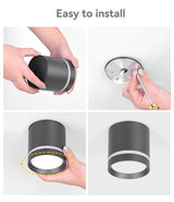 Led Downlight 220V Ceiling Spot Light Foldable Spotlight 5W 10W 15W Spot Led Down Lamp Home Room Kitchen Store Indoor Lighting