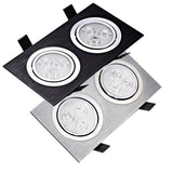 Square double led Ceiling dimmable Epistar 12W/20W/28W LED ceiling lamp Recessed Spot light AC110V-220V