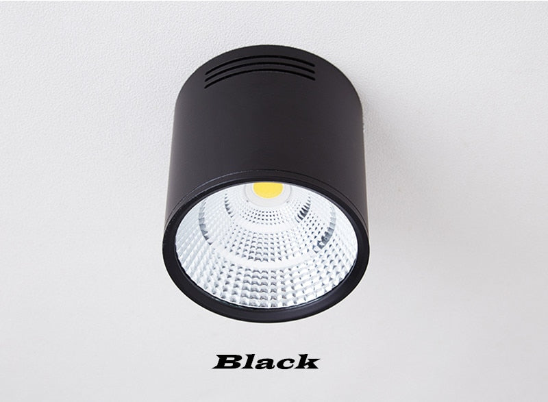 Dimmable COB LED Downlights 7W 9W 12W 15W LED Ceiling Spot Lights AC85-265V Warm Cold White LED Ceiling Lamps Indoor Lighting