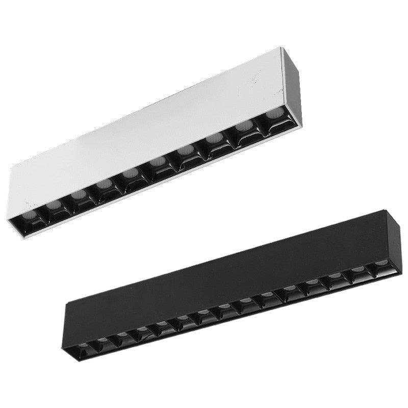 Surface mounted dimmable LED downlight spotlight 10W/20W/30W line light bar creative line long living room corridor light