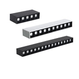 Surface mounted dimmable LED downlight spotlight 10W/20W/30W line light bar creative line long living room corridor light