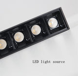 Surface mounted dimmable LED downlight spotlight 10W/20W/30W line light bar creative line long living room corridor light