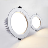 Round Recessed LED Downlight Dimmable 5W 7W 10W 12W LED Ceiling Spot Lights AC85-265V Ceiling Lamp with led driver