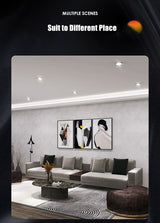 Round Recessed LED Downlight Dimmable 5W 7W 10W 12W LED Ceiling Spot Lights AC85-265V Ceiling Lamp with led driver