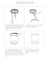 Aisilan LED downlight made by copper honeycomb anti-glare spot light high color rendering 93 upgrade round light