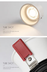 Anti Glare COB LED Downlight Spot Light Led 220V 110V Ceiling Recessed Lamp 18w 15w Down Light For Bedroom Kitchen Indoor Lights