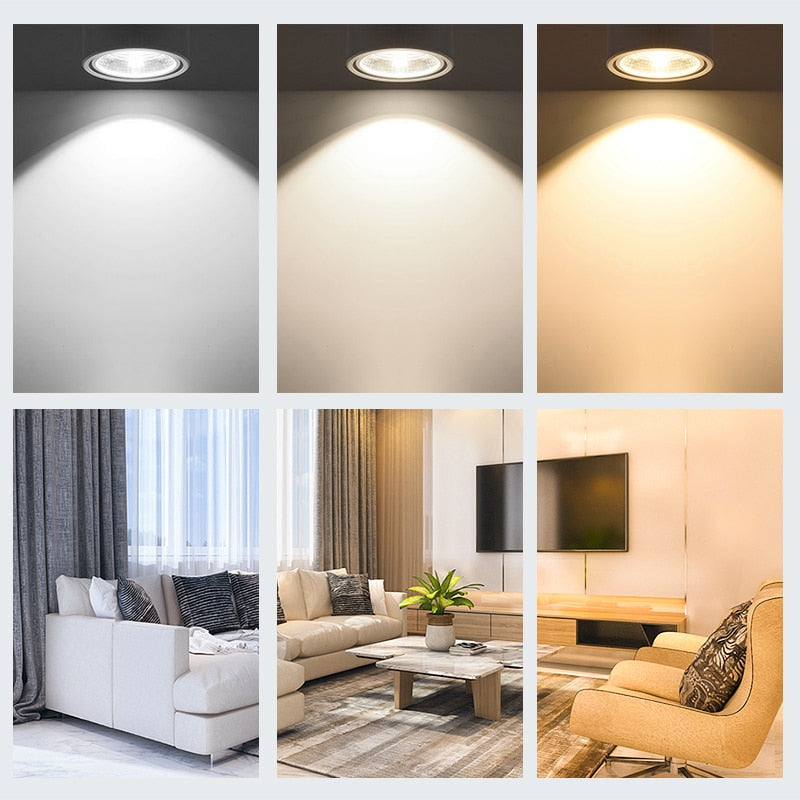 Led Down Light Foldable Spot LED Downlights  Spotlight  Lights 220V Ceiling 10/15/25W Surface Mounted Lamp Kitchen Indoor Lighti