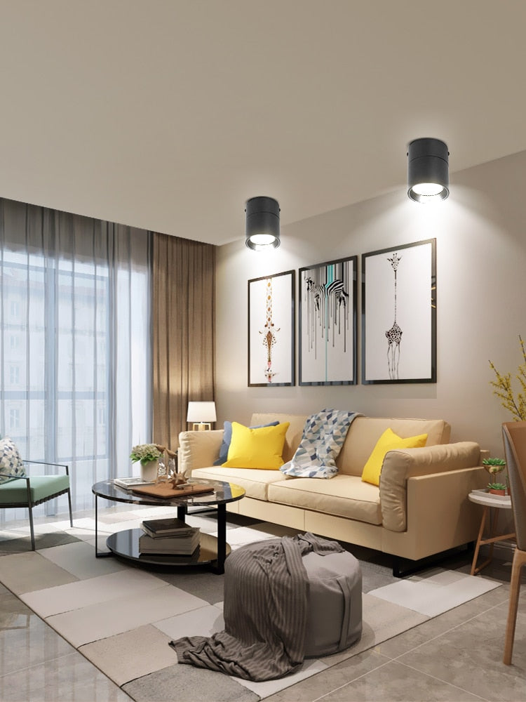 Led Down Light Foldable Spot LED Downlights  Spotlight  Lights 220V Ceiling 10/15/25W Surface Mounted Lamp Kitchen Indoor Lighti